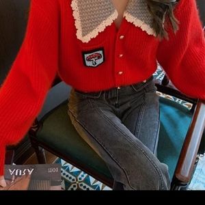 Cardigan with collar